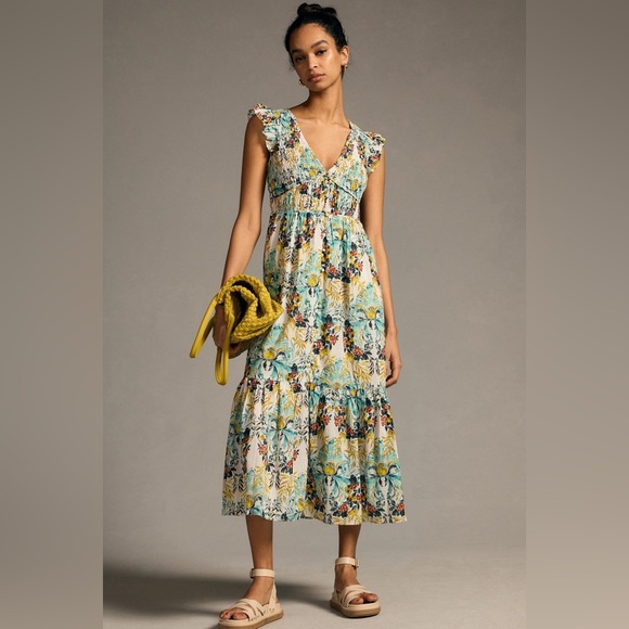 Anthropologie The Peregrine Midi Dress - Picture 1 of 13